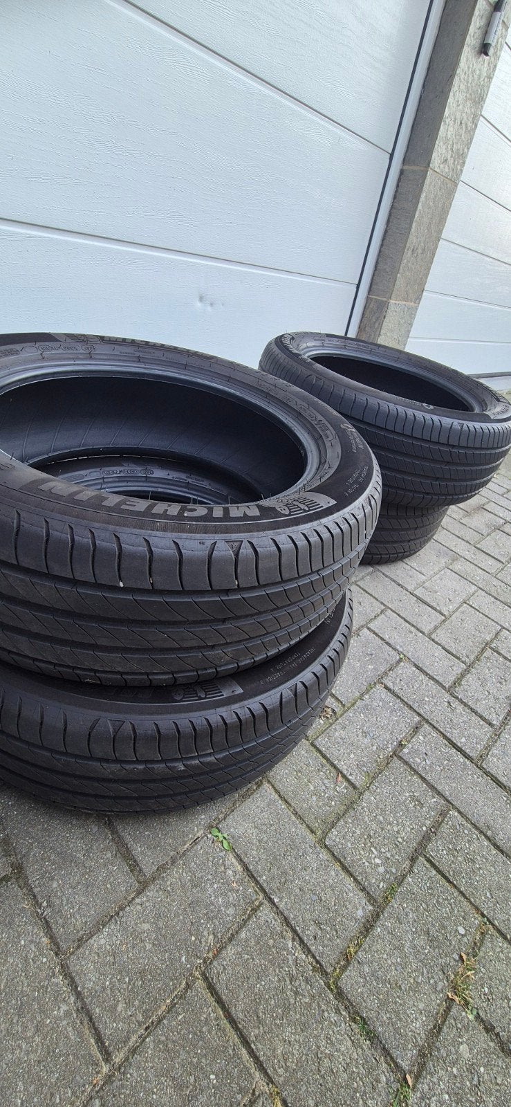 4x Michelin e.Primacy 225/55 R18 – Zo goed als nieuw, Auto diversen, Autosport-onderdelen, Zo goed als nieuw, Ophalen