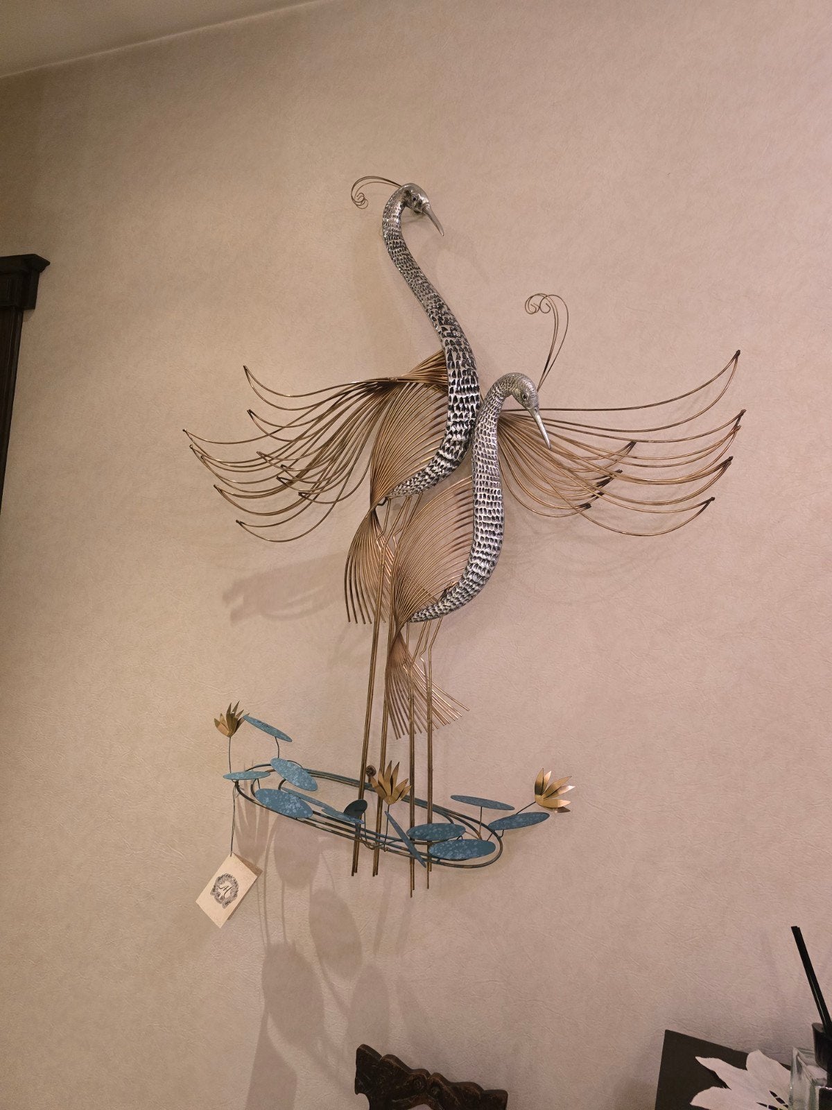 Exclusief metalen wandsculptuur C. Jeré (Artisan House) – Kr, Modern, Ophalen, Metaal, Wandsculptuur