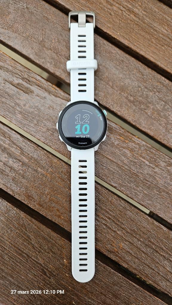 Garmin Forerunner55, Comme neuf, Enlèvement, Blanc, Avancer d'un pas