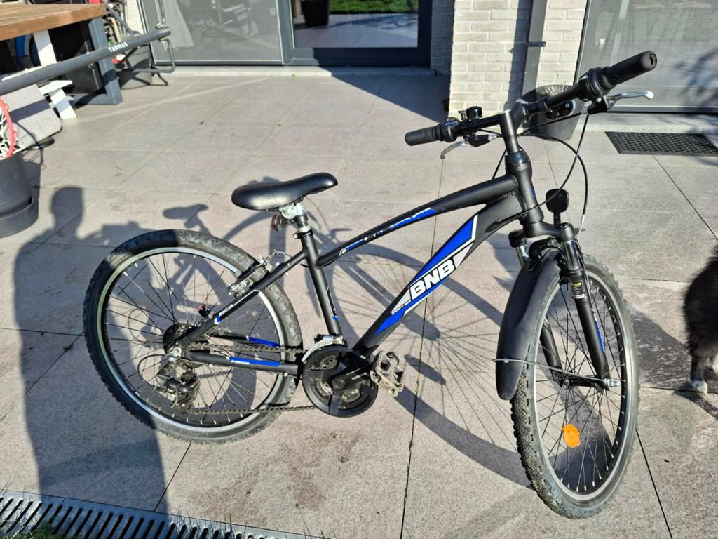 Fiets 24 inch met versnellingen, Fietsen en Brommers, Fietsen | Vouwfietsen, 20 inch of meer, Gebruikt, Versnellingen, Ophalen