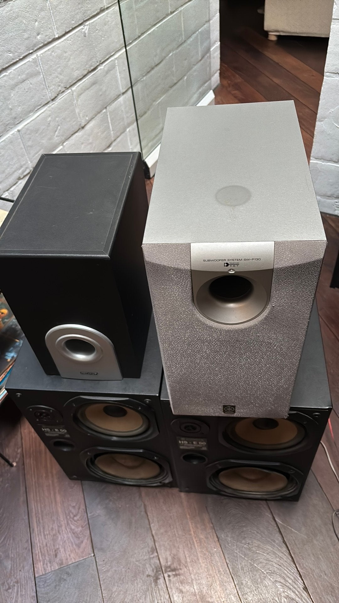 Ensemble de baffles et subwoofers, Enlèvement, Utilisé