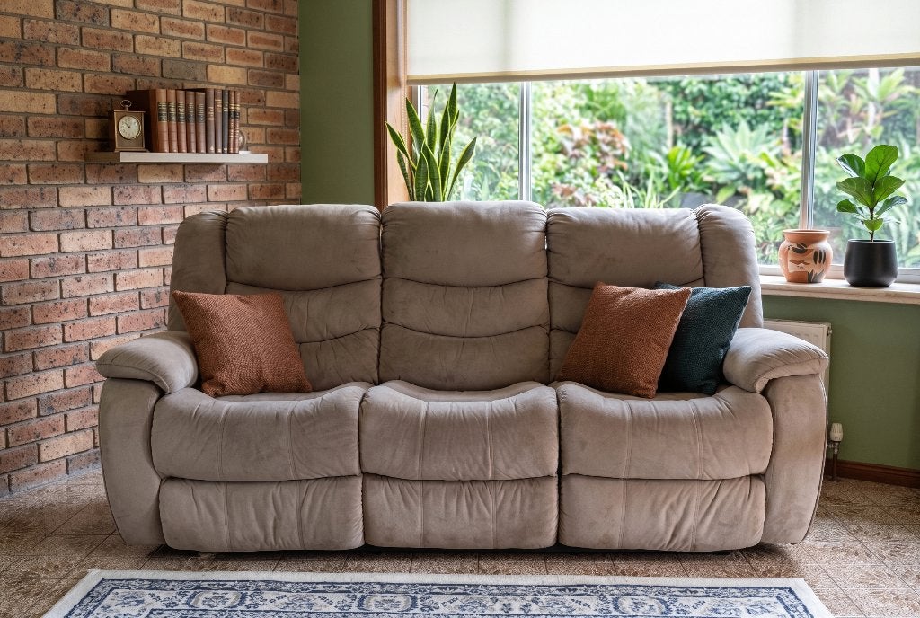 Relax 3 + 2 fauteuils inclinables monoplaces, Maison & Meubles, Enlèvement, Utilisé, Tissus