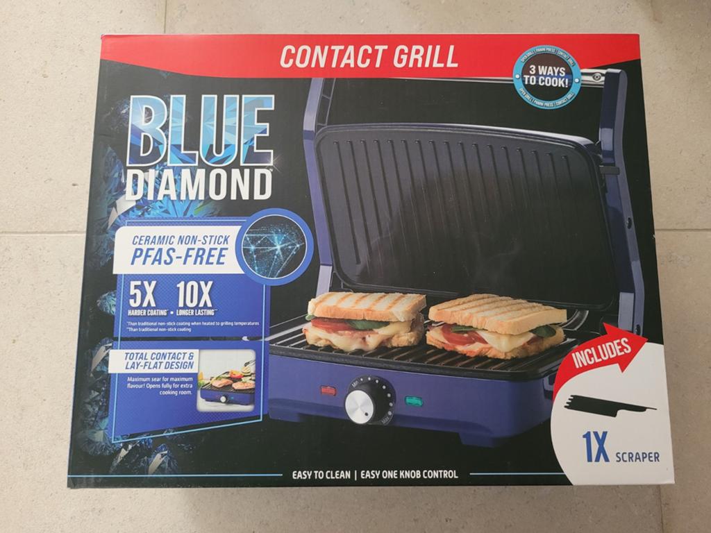Contact Grill PFAS VRIJ! Nieuw in verpakking, Elektronische apparatuur, Grillplaten, Ophalen of Verzenden