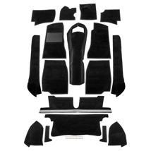 Nieuw Tapijt set voor de MGB roadster 1968-1980 Zwart LHD, -, -, Nieuw, Ophalen of Verzenden
