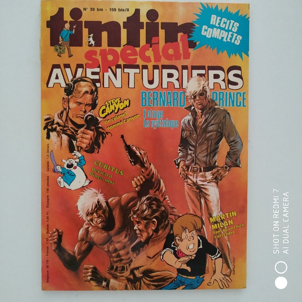 Trimestriel TINTIN 39 bis Spécial Aventuriers 1978., Livres, Enlèvement ou Envoi, Utilisé, Autres types