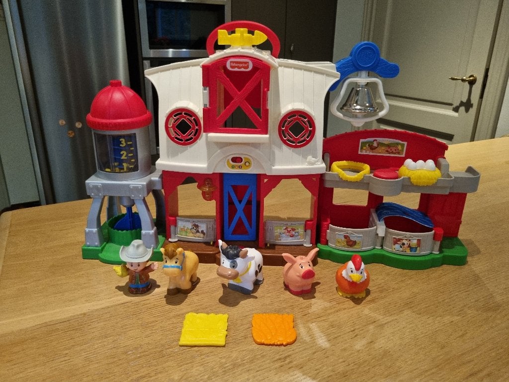 FisherPrice boerderij, Ophalen, Zo goed als nieuw, Met licht