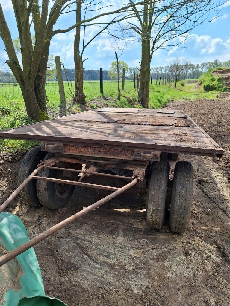 Platte wagen, Ophalen