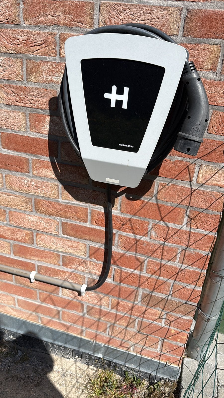 Borne de recharge avec cable  - HEIDELBERG - cable 7,5m, Enlèvement, Comme neuf, Borne de recharge et Câble de charge