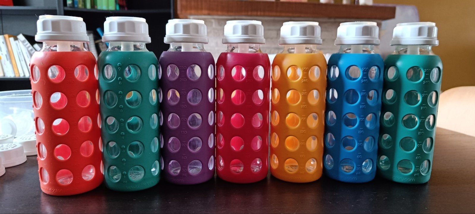 Lifefactory glazen babyfles 250ml, Handtassen en Accessoires, Bedels, Ophalen