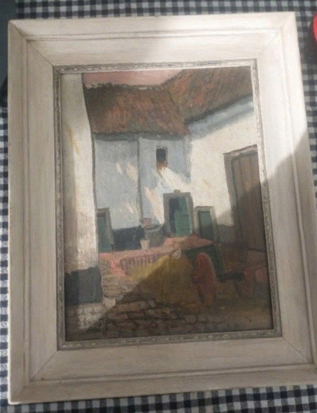 Peinture, Enlèvement, Paysage