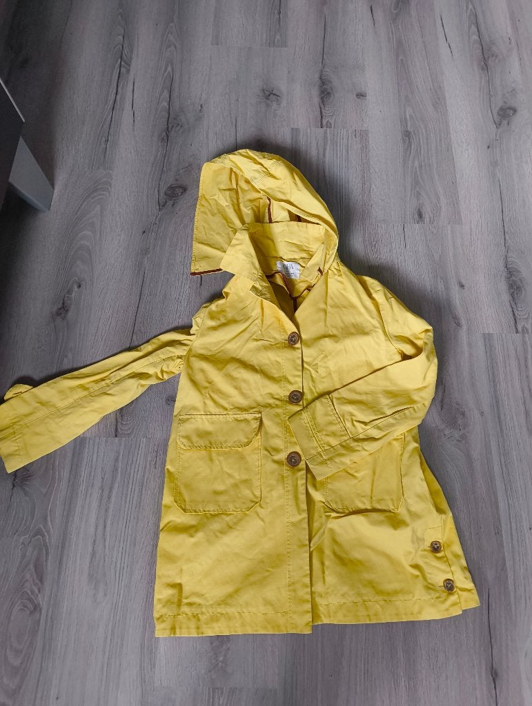 Gele jas Zara - maat 158, Enfants & Bébés, Enlèvement ou Envoi, Comme neuf, Zara, Fille