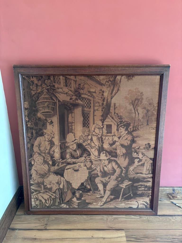 Gobelin stijl wandtapijt, Ophalen