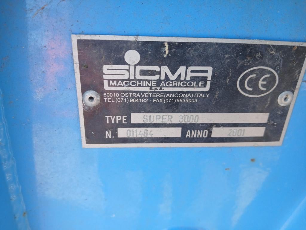 Sicma rotoreg, Ophalen