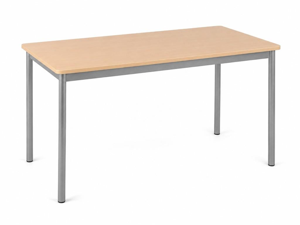 Table rectangulaire moderne – Bon état, Maison & Meubles, Bureaux, Comme neuf, Moderne, Bois, Gris, Démontable, Enlèvement