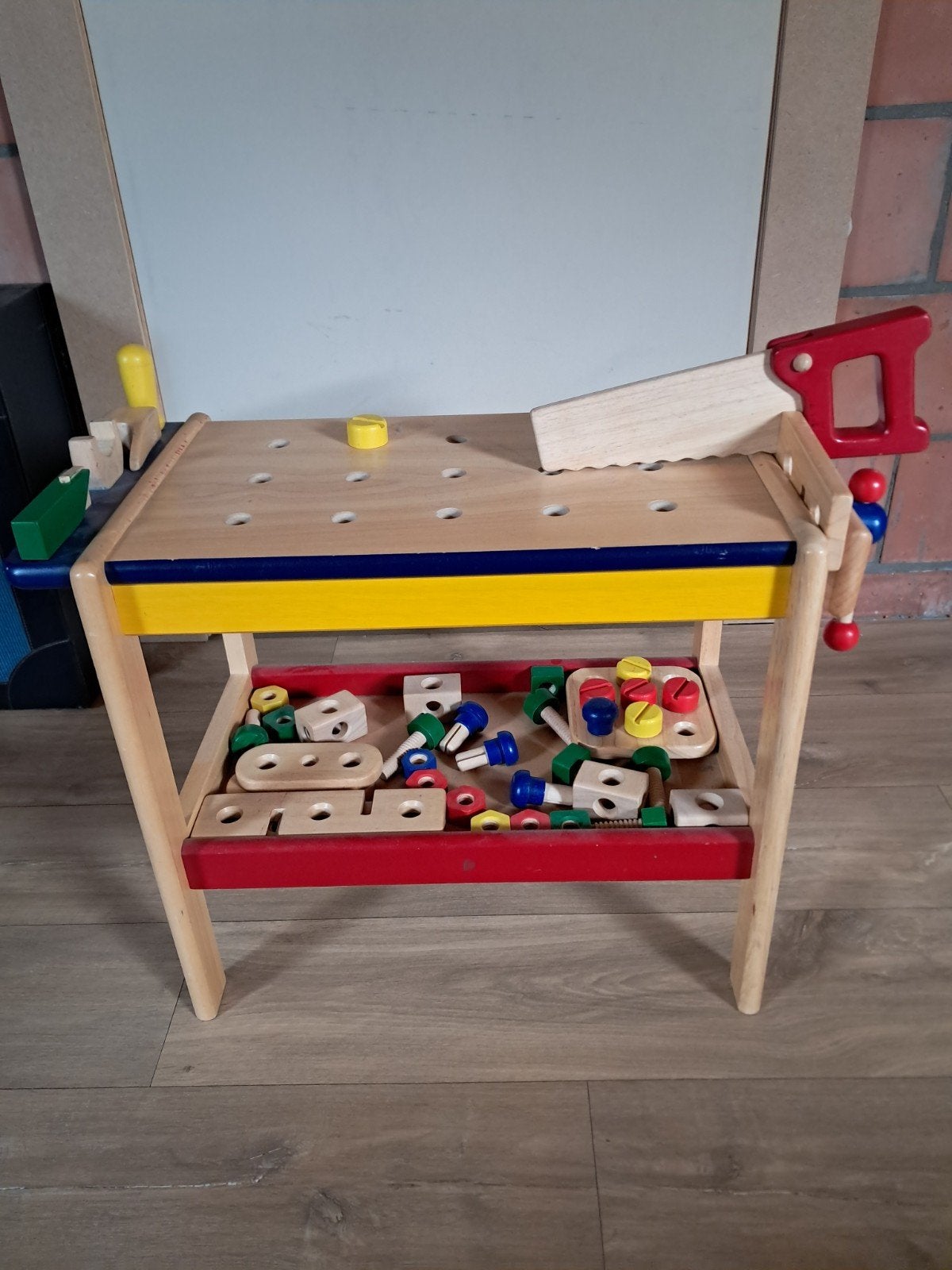 Kinder werkbank met toebehoren., Ophalen, Gebruikt