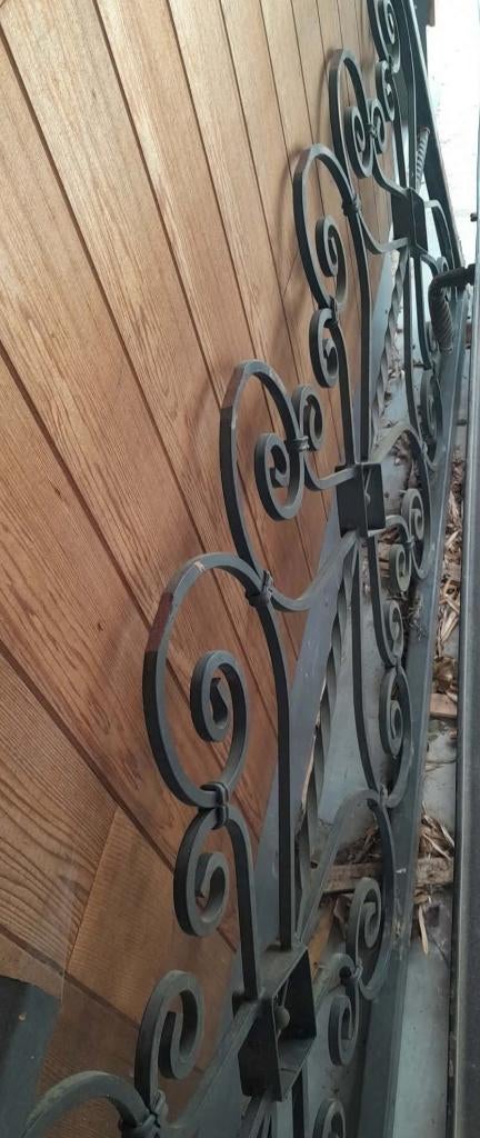 Porte grillage en fer forgé, Enlèvement, Utilisé