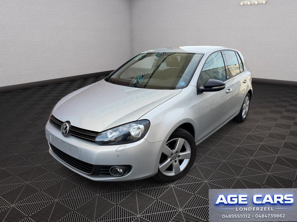 Volkswagen golf 6, MATCH 1.2 TSI 105pk, Auto's, Euro 5, Zwart, Electronic Stability Program (ESP), Beige
