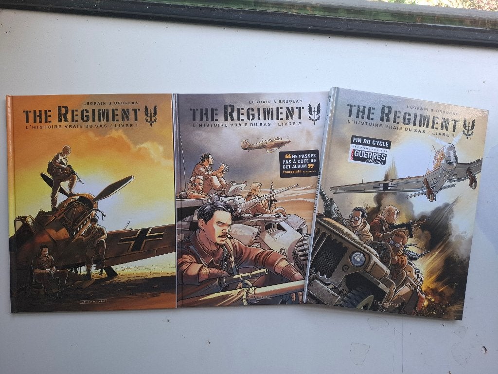 THE REGIMENT TOMES 1 à 3 SERIE COMPLETE TBE EO/REED, Série complète ou Série, Enlèvement ou Envoi, Comme neuf