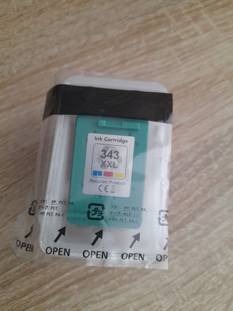 Inktpatroon kleur  HP 343 XXL  huismerk, Computers en Software, Ophalen, Zo goed als nieuw, Cartridge, HP