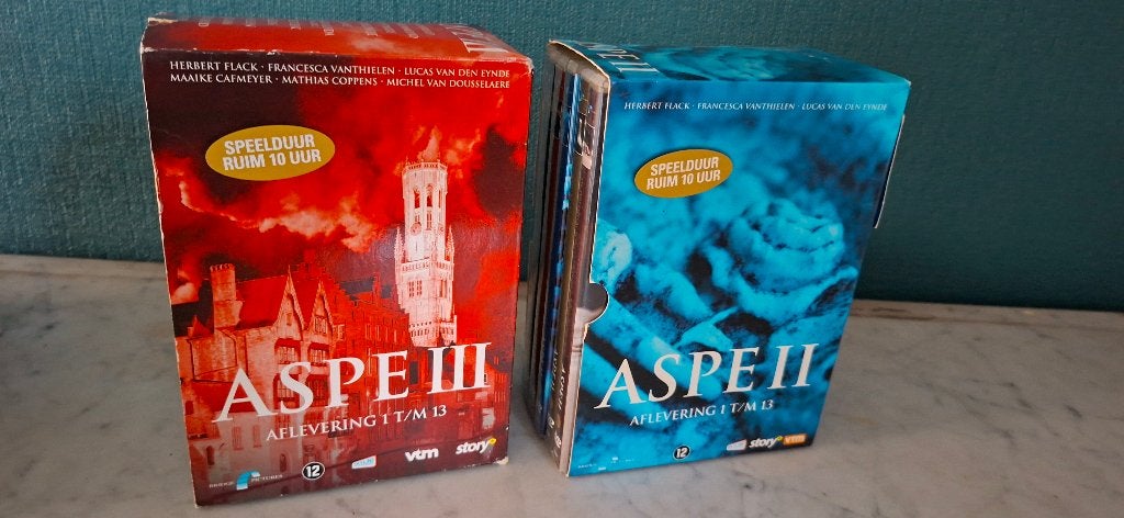 Aspe DVD-boxen – Seizoen 2 & Seizoen 3 (Aspe II & Aspe III), Ophalen, Zo goed als nieuw, Misdaad, Seizoen 2