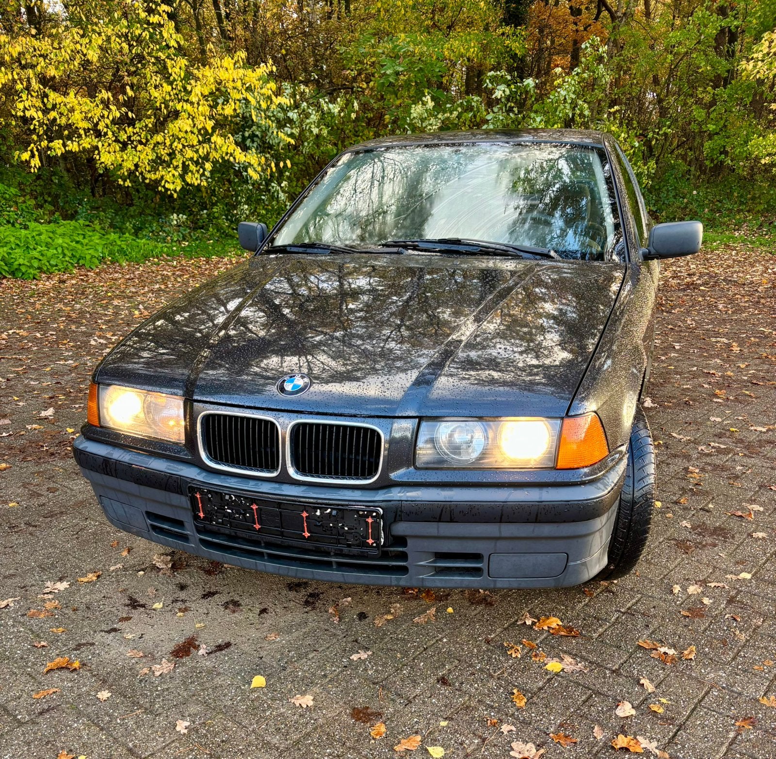 Bmw 325 td oldtimer e36, Auto's, Achterwielaandrijving, Zwart, Particulier, 3 Reeks