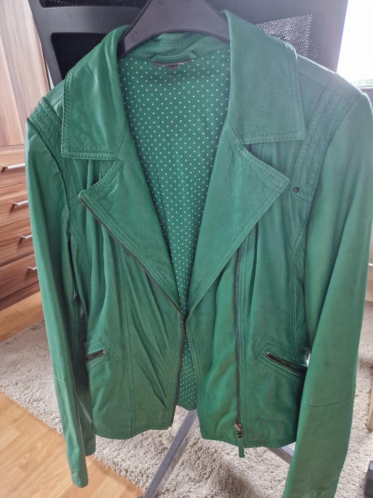 Veste en cuir, Enlèvement, Porté, Autres couleurs