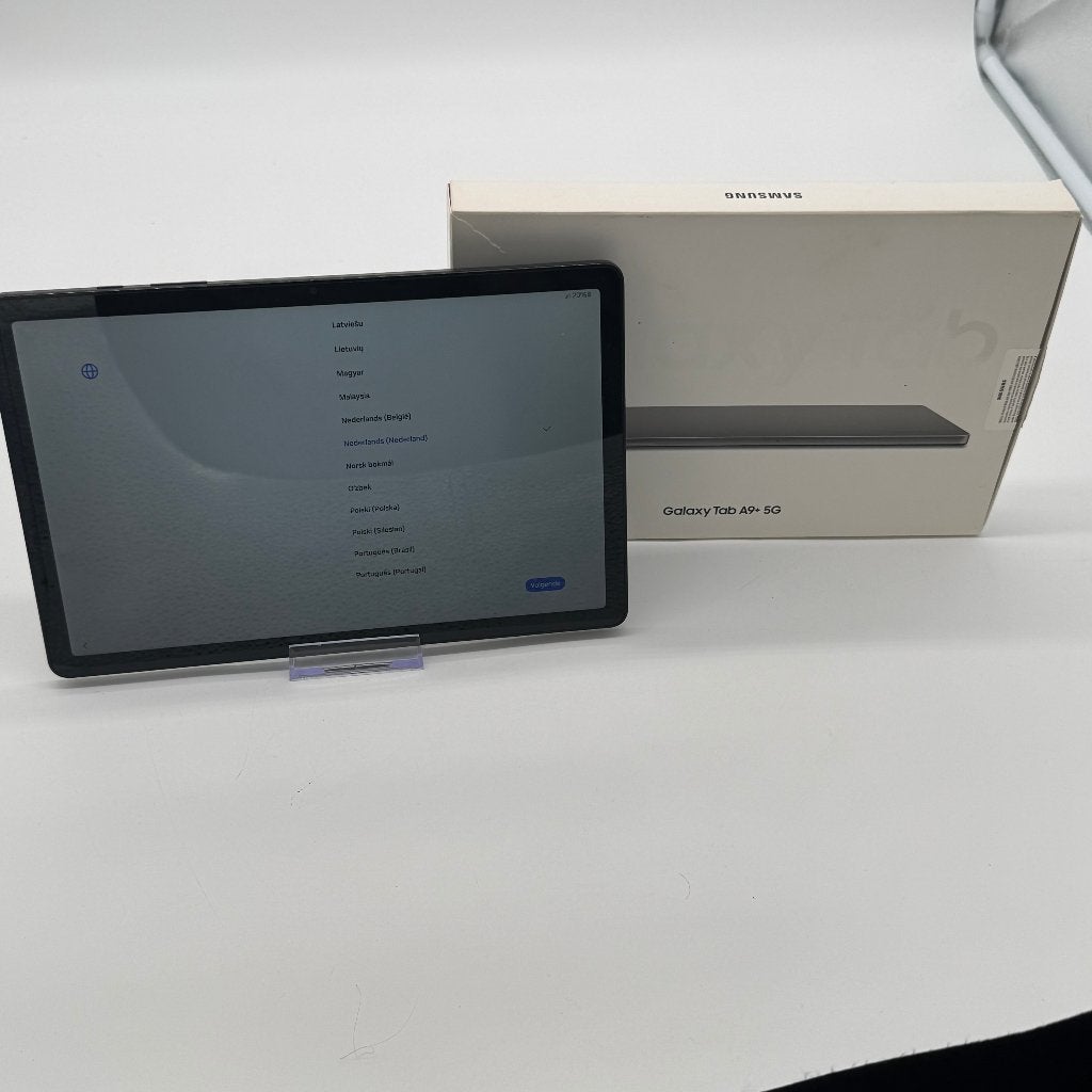 Samsung Galaxy Tab A9+ 5G | 64GB | Zwart - Met doos | ZGAN, Informatique & Logiciels, Android Tablettes, Enlèvement ou Envoi, 11 pouces