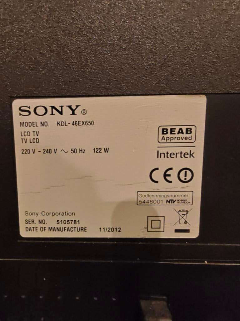 TV Sony, Audio, Tv en Foto, Televisies, Ophalen, Sony