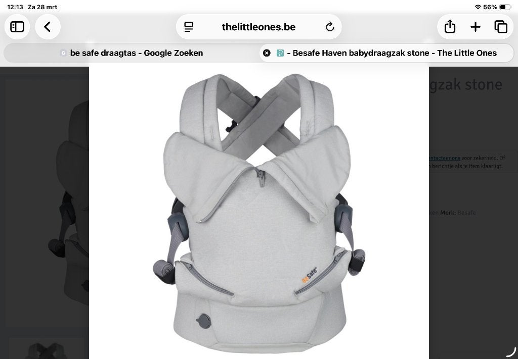 Babydraagzak, Ophalen, Nieuw, Overige merken