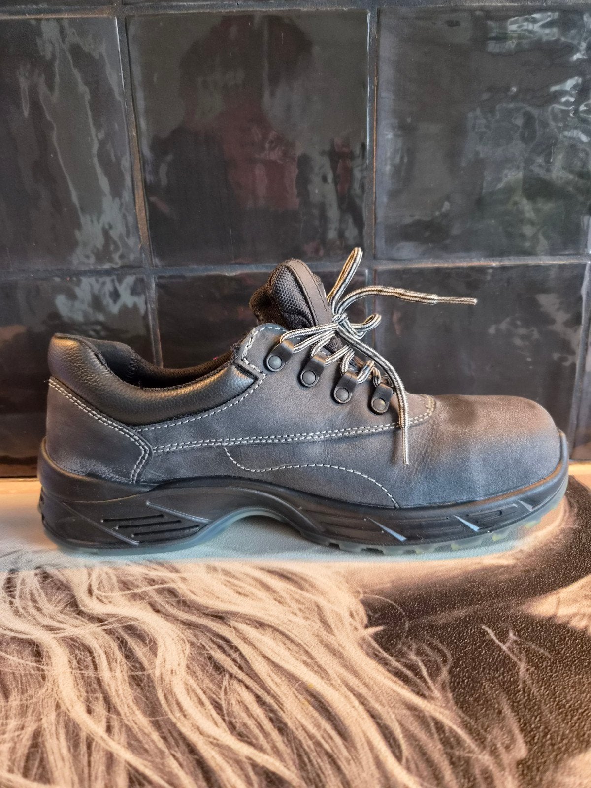 heren werk schoenen, Ophalen
