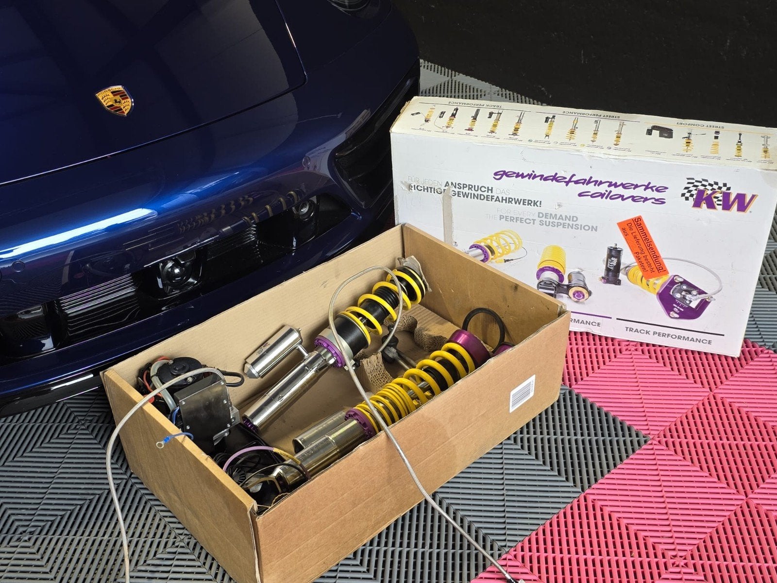 KW V3+ HLS2 pour Porsche 911 (997) – État impeccable, Autos : Pièces & Accessoires, Suspension & Châssis, Porsche, Enlèvement ou Envoi