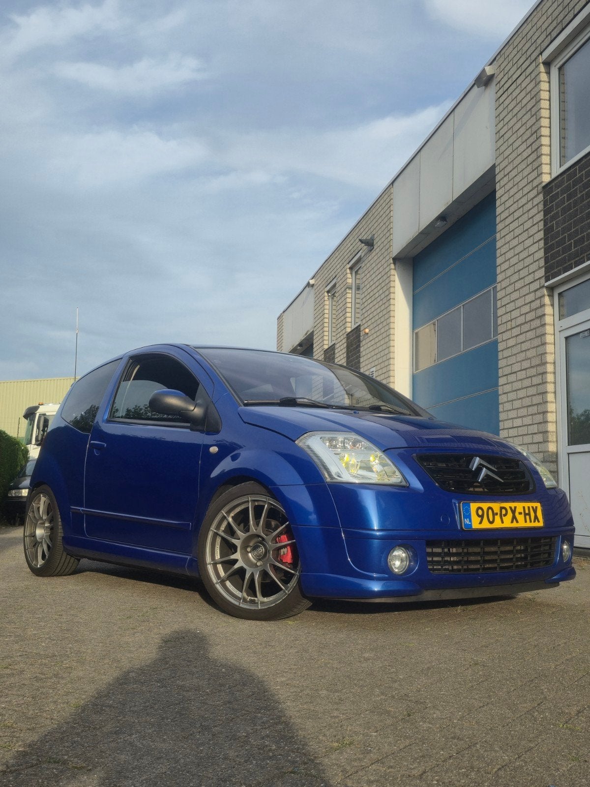 Citroën C2 1.6 I 16V 2005 Blauw VTS, Voorwielaandrijving, Stof, Zwart, 4 cilinders