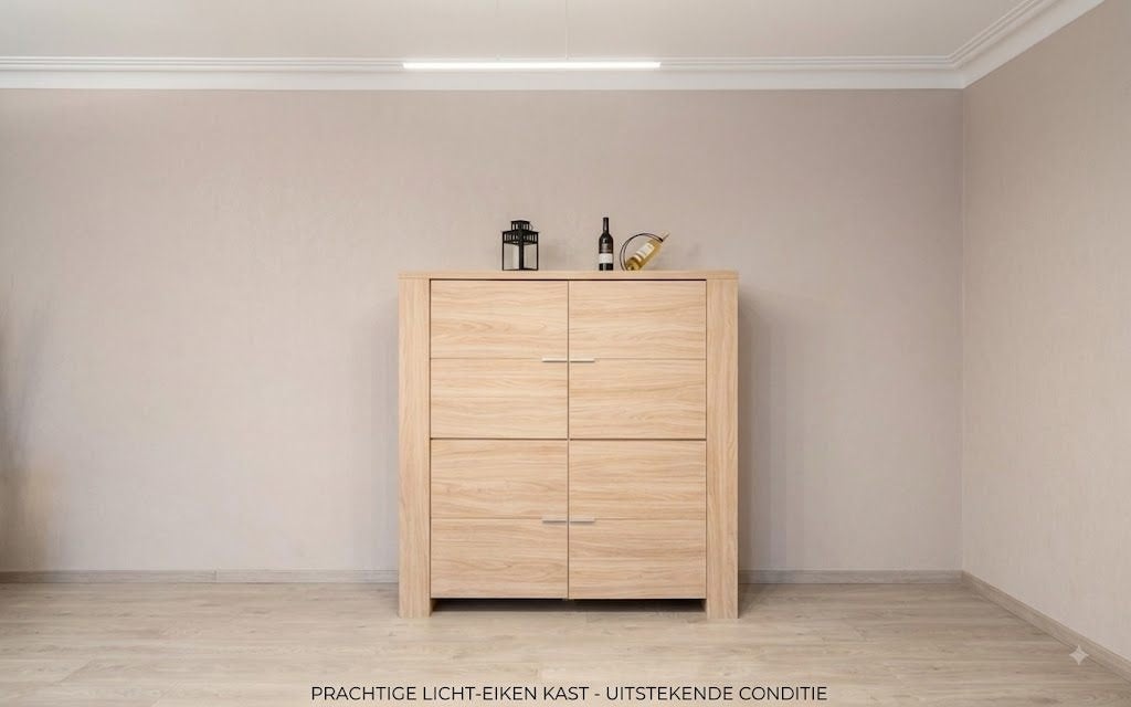 moderne licht eiken look barkast, Ophalen, Gebruikt, Eikenhout, Modern, landelijk, scandinavisch
