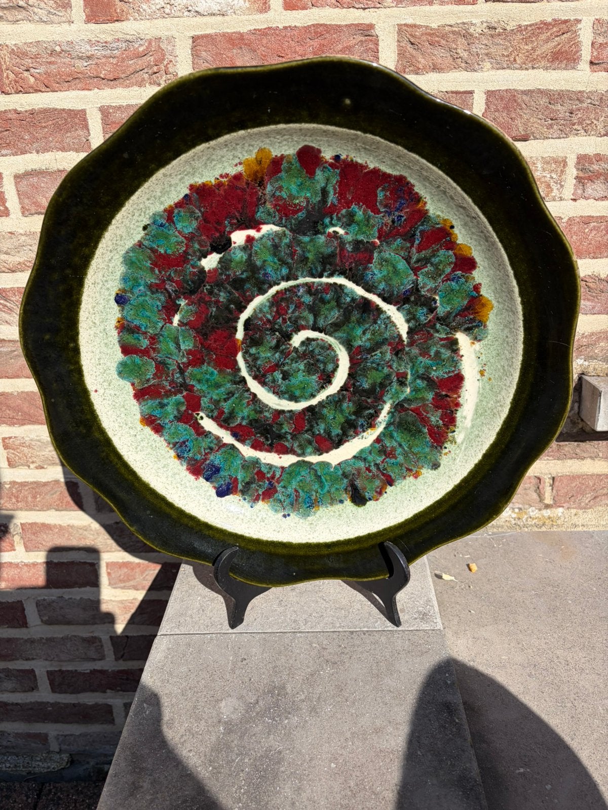 Topstuk Gouda Leendert Loets de Vries 1950, Antiek en Kunst, Ophalen