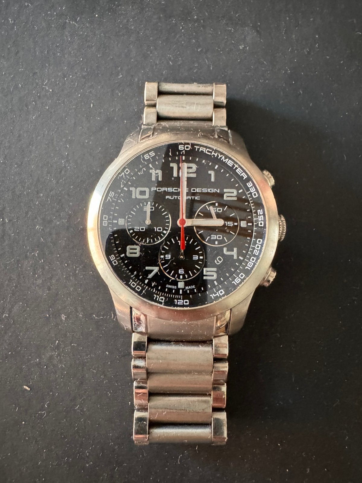Porsche Design herenhorloge, Staal, Gebruikt, Staal, Polshorloge