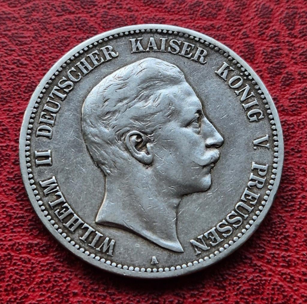 5 Mark  1902  Wilhelm II, Ophalen of Verzenden, Duitsland, Losse munt, Zilver