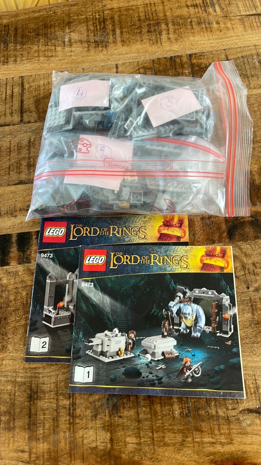 Lego lord of the rings  9473 mines of moria, Ophalen of Verzenden, Zo goed als nieuw, Compleet, Lego
