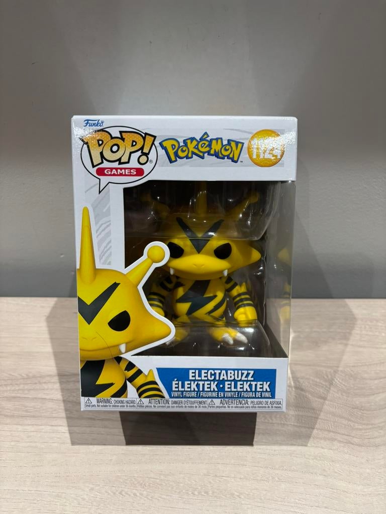 Funko Pop! Pokémon Electabuzz #1124 — Vinyle — Série Pokémon, Collections, Jouets miniatures, Enlèvement ou Envoi