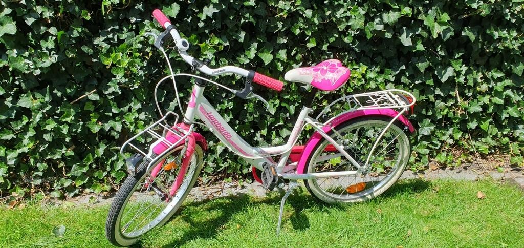 Meisjesfiets 20 inch, Ophalen, Zo goed als nieuw, Velgrem, 20 inch