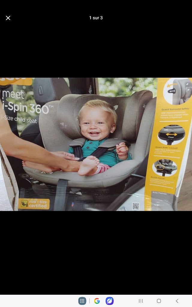 Siège auto Joie I-Spin 360, Ophalen, Gebruikt, Isofix