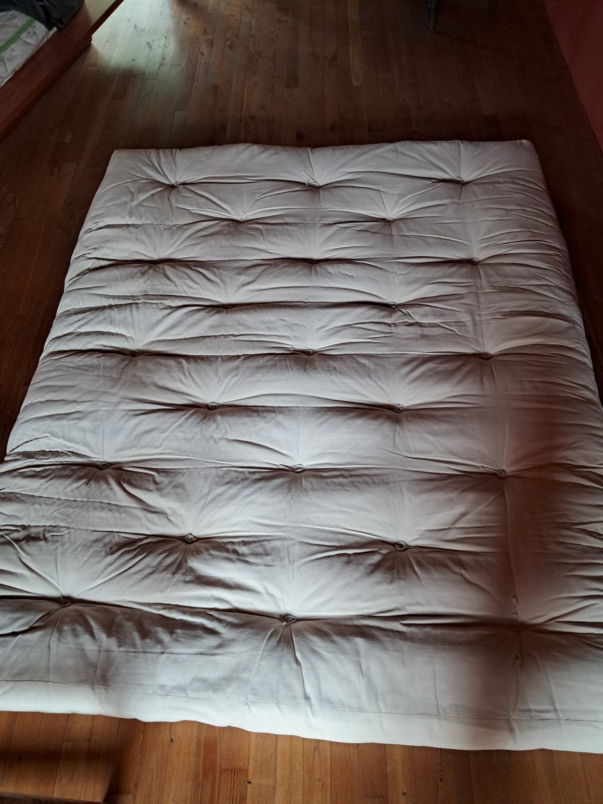 matelas futon 160x200x13 cm, Huis en Inrichting, Slaapkamer | Matrassen en Bedbodems, Ophalen, Gebruikt, Tweepersoons, Matras