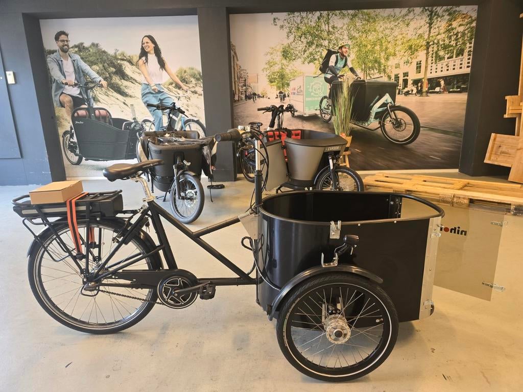 Elektrische Nihola Dog middenmotor met deur en GARANTIE N7🥇, Fietsen en Brommers, Fietsen | Bakfietsen, Ophalen of Verzenden