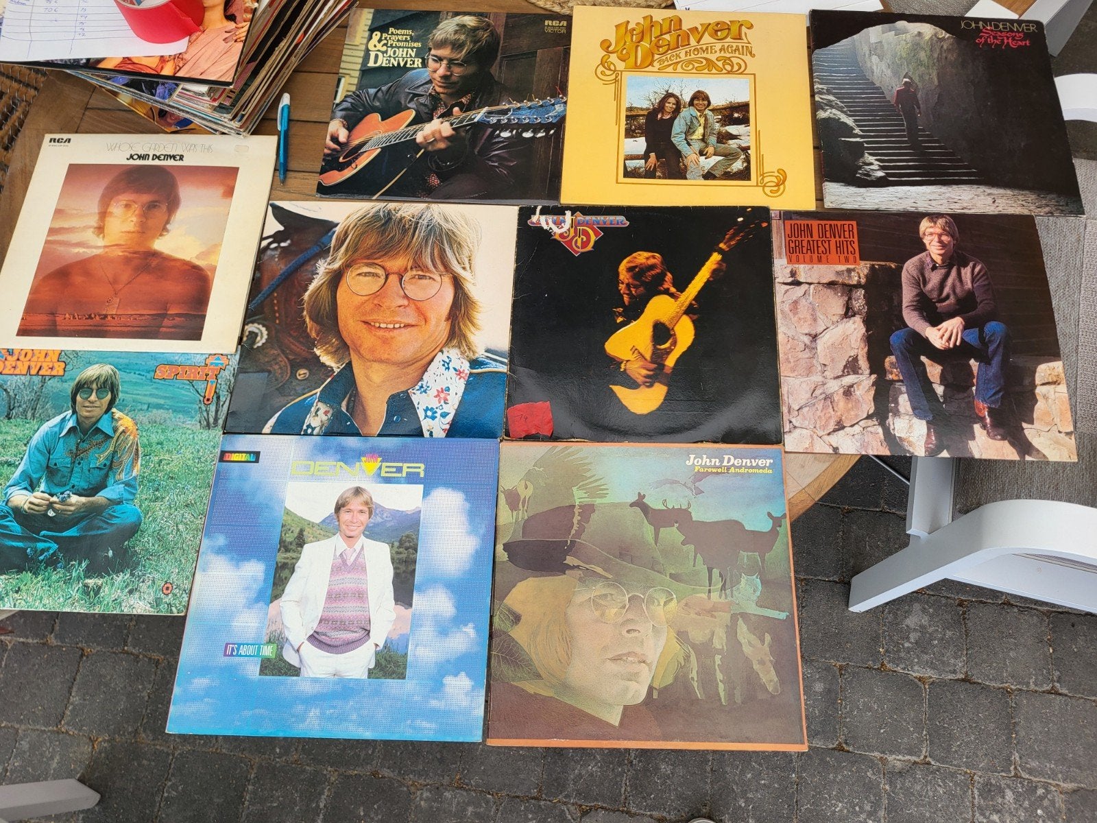 Lp's John denver, Cd's en Dvd's, Ophalen of Verzenden, LP