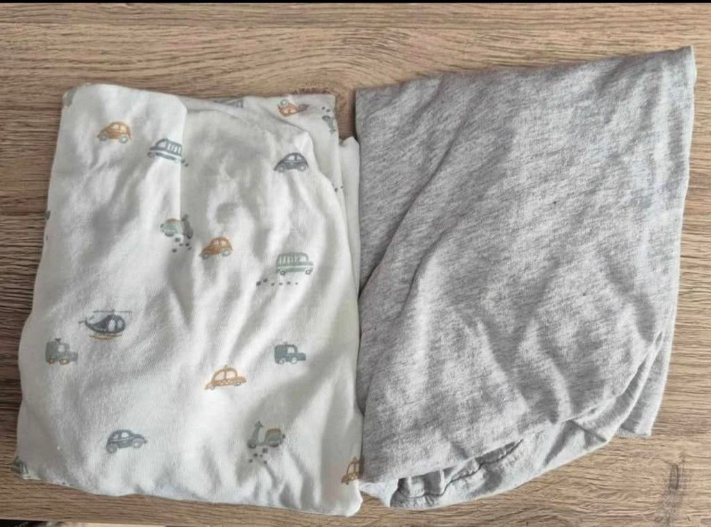 2 Draps housses pour matelas nacelle ou cododo, Enlèvement