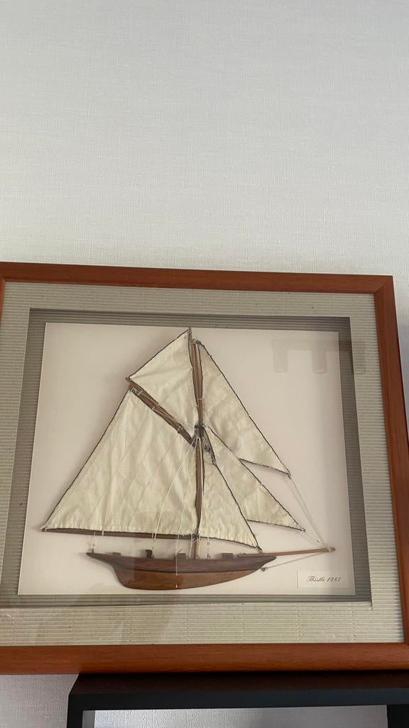 Handgemaakt zeilschip ( zeer gedetailleerd), Huis en Inrichting, Ophalen, Zo goed als nieuw