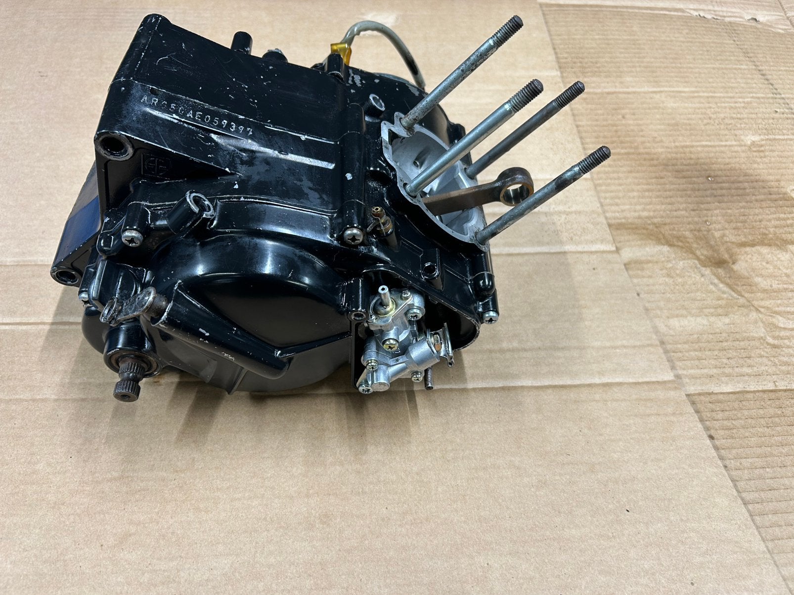 Kawasaki ar50 blok, Ophalen