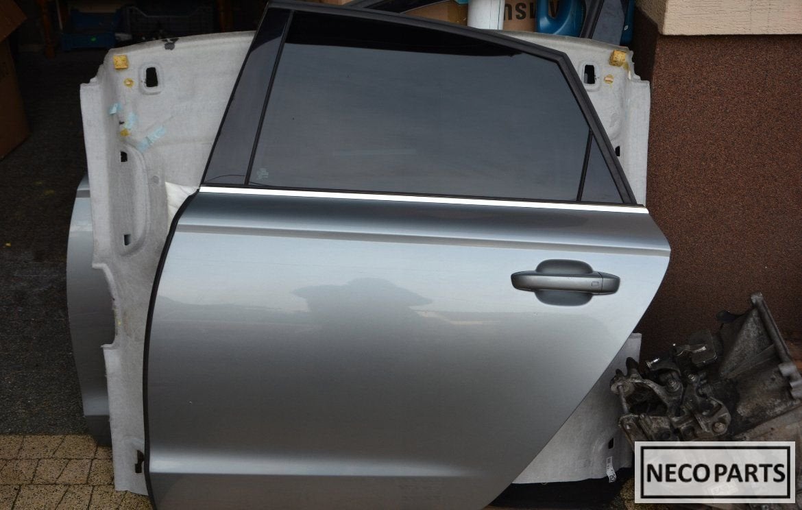 AUDI A6 C7 LY7G ACHTER DEUR PORTIER ORIGINEEL LEVERBAAR!!, -, Garde-boue, Audi, Utilisé
