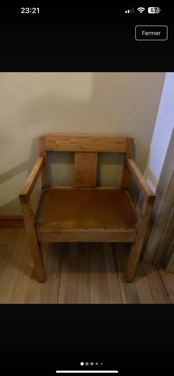 chaise, Enlèvement ou Envoi, Comme neuf, Bois
