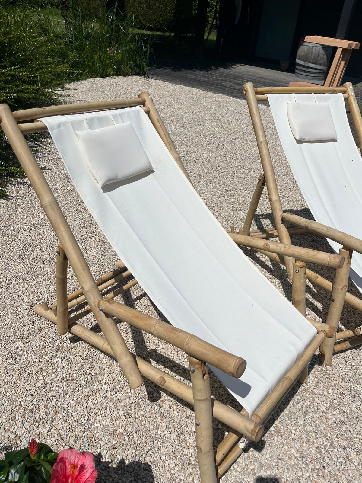 Strandstoel of tuinstoel 3 stuks, Tuin en Terras, Ophalen, Zo goed als nieuw