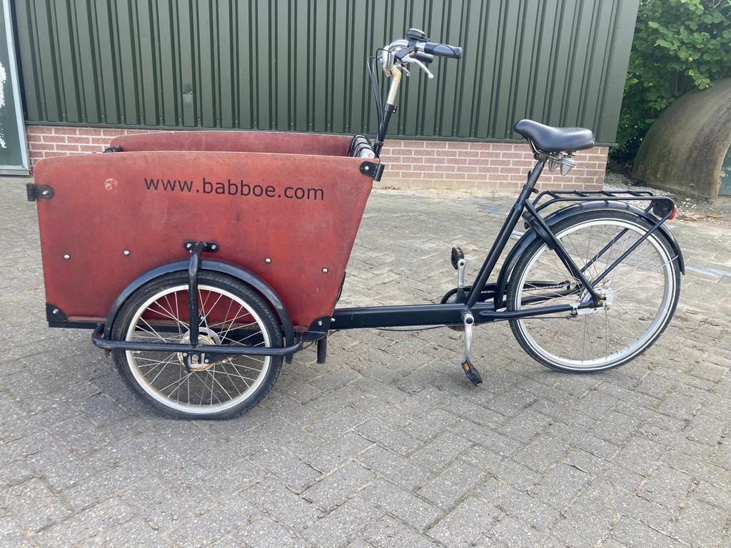 Baboe bakfiets 4 pers. Incl gordels., Ophalen, Gebruikt